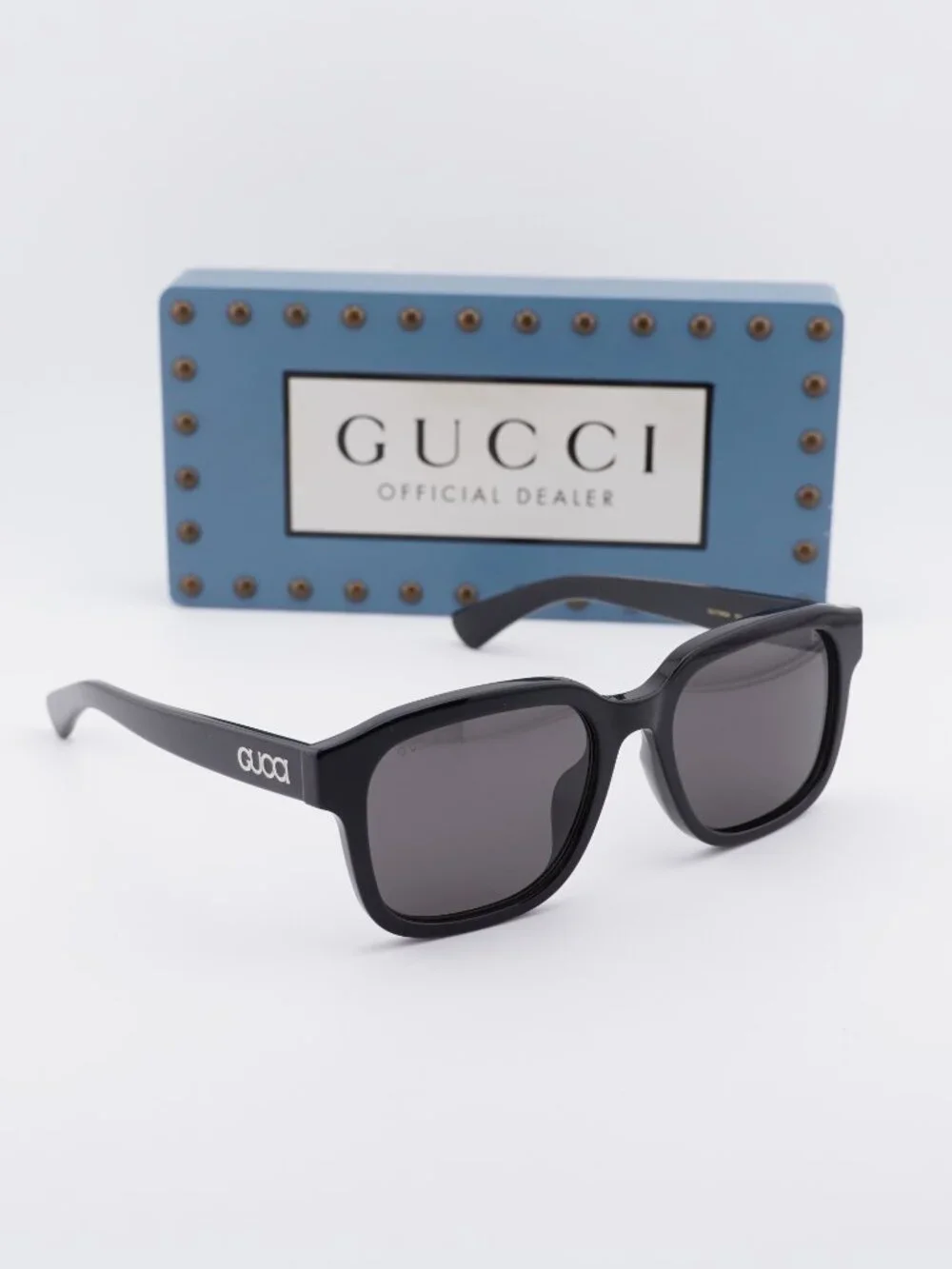 Gucci GG1798SA 001 Square Sunglasses - Black/Grey